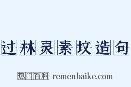 过林灵素坟造句是什么意思的图片